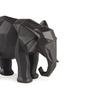 Imagem de Escultura Decorativa Elefante em Poliresina Preto 20,5x11x16cm