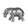 Imagem de Escultura Decorativa Elefante em Resina Prata 14cm NA3048 BTC