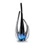 Imagem de Escultura Decorativa Esmeralda e Preto Grande em Cristal Murano São Marcos 45x12cm