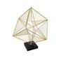 Imagem de Escultura Decorativa Estrelado Metal Dourado Luxo