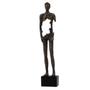 Imagem de Escultura Decorativa Homem em Pé em Resina Bronze 50cm SS0290 BTC