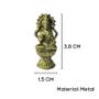 Imagem de Escultura Deus Indiano Shiva Meditando 3,8 cm em Metal
