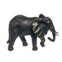 Imagem de Escultura elefante decorativo em resina preto 17,5cm