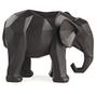 Imagem de Escultura Elefante Poliresina Preto 15X11X20Cm - Mart 13262