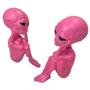 Imagem de Escultura em Resina Mini Alienígena E.T Extraterrestres  Pose Apaixonado Sentado