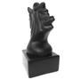 Imagem de Escultura Estatueta Cabeça de Cavalo  Decorativa 28cm