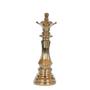 Imagem de Escultura Estatueta Dourada Chess Queen 32 Cm