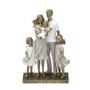 Imagem de Escultura Estatueta Estátua Família Casal E Três Filhas Meninas Resina Decorativa 257-740