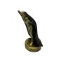 Imagem de Escultura Exu Morcego Dourado e Preto Vintage Resina 10 cm