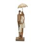 Imagem de escultura familia com guarda-chuva 32cm primavera espressione