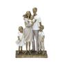 Imagem de Escultura Família Decorativa Casal com Dois Meninos e Uma Menina