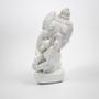 Imagem de Escultura Ganesh Meditando Sentado 5 cm Branco em Resina