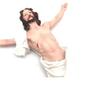 Imagem de Escultura Jesus Ressuscitado Parede Grande Resina 30 Cm