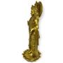 Imagem de Escultura Parvati Na Flor De Lótus Dourada Em Pé 24 Cm