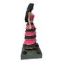 Imagem de Escultura Pomba Gira Menina Rosa E Vermelha Com 24 Cm Resina