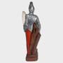 Imagem de Escultura Santa Joana Darck Vermelha 20 Cm Em Resina