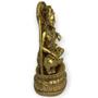 Imagem de Escultura Shiva Meditando Dourado 16 Cm Em Resina Proteção E