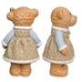 Imagem de Escultura Urso Resina Baby Decoração Sala Quarto 29X14Cm