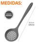 Imagem de Escumadeira Para Servir Silicone Resistente Não Risca Panela