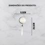 Imagem de Escumadeira Vazada Inox Profissional Mônaco Pegador