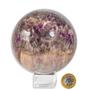 Imagem de Esfera Ametista Baiana Pedra Natural Lapidada 12,4cm 2,67Kg