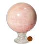 Imagem de Esfera Quartzo Rosa Grande Pedra Natural Classe B 11cm 2.3Kg