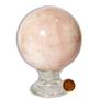 Imagem de Esfera Quartzo Rosa Media Pedra Natural Classe B 10cm 1,46Kg