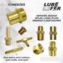 Imagem de Esguicho Lubefer Simples 1/2 Jato Reto Com Furo 3.0 Mm