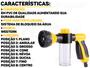 Imagem de Esguicho Para Jardim Horta Com Copo Jato Múltiplo 8 Funções Gatilho Com Trava Engate Rápido 1/2" 