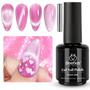 Imagem de Esmalte de unhas em gel besouros Cat Eye Pink 15 mL com ímã