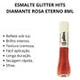 Imagem de Esmalte Glitter Hits Diamante Rosa Eterno 8Ml