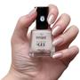 Imagem de Esmalte Risqué Diamond Gel Branco Camafeu Cintilante 9,5ml