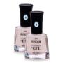 Imagem de Esmalte Risqué Diamond Gel Cor Branco Camafeu 9,5ml  Kit com duas unidades