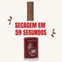 Imagem de Esmalte Secagem Rápida 59 Segundos Vermelho Beijinho Doce Ar Cores Abelha Rainha REF 4974