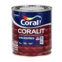 Imagem de Esmalte Sintético Coralit Ultra Resistência cor Cinza Escuro Coral Brilhante 0,9L