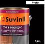 Imagem de Esmalte Sintético Suvinil Ferro Madeira Brilhante 3,6L Preto Fosco