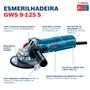 Imagem de Esmerilhadeira 900W Bosch Gws 9-125 S c/ velocidade variável