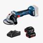 Imagem de Esmerilhadeira A Bateria Gws 180-li Brushless Com Bateria