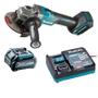Imagem de Esmerilhadeira Ang 5" 40v XGT GA005 Bat 2.5Ah Makita 110v
