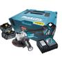 Imagem de Esmerilhadeira Angular 125Mm Sem Fio 18V Com 2 Baterias Carregador Maleta Motor BL DGA513RTJ Makita