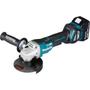 Imagem de Esmerilhadeira Angular 125Mm Sem Fio 18V Com 2 Baterias Carregador Maleta Motor BL DGA513RTJ Makita