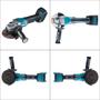 Imagem de Esmerilhadeira Angular 125Mm Sem Fio 40V Resistência Água Motor BL Com Protetor GA016GZ Makita