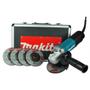 Imagem de Esmerilhadeira angular 4.1/2" 840 watts rotação de 11.000 rpm com maleta- 9557HPGX2 - Makita