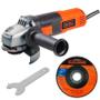 Imagem de Esmerilhadeira Angular 4.1/2 POL 820W G720 com Disco BLACK & DECKER + 2 Discos de Corte