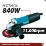 Imagem de Esmerilhadeira Angular 4.1/2 Pol 840w 220V C/ Gatilho Deslizante 9557HNG Makita