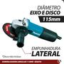 Imagem de Esmerilhadeira Angular 4.1/2 Pol 840w 220V C/ Gatilho Deslizante 9557HNG Makita