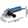 Imagem de Esmerilhadeira angular  5" 1200w 220v gws12-125s - bosch