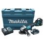 Imagem de Esmerilhadeira Angular 5" 18V com 2 Baterias e Maleta 110/220V DGA504RFE MAKITA