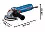 Imagem de Esmerilhadeira angular 5" gws 12-125 s 1200w bosch