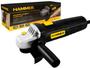 Imagem de Esmerilhadeira Angular Hammer Em-710-1 Preta 710W 220V